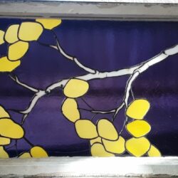 Aspen Branch in Antique Window Frame