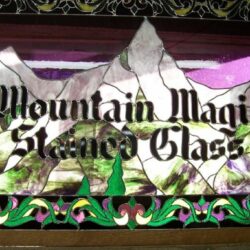 Mtn Magic Stained Glass Sign